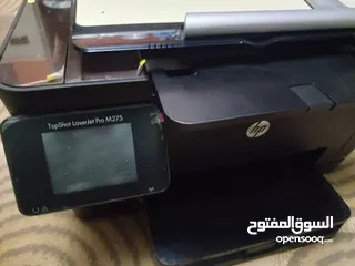  1 طابعة hp ليزر الوان tapshot laser jet pro m275