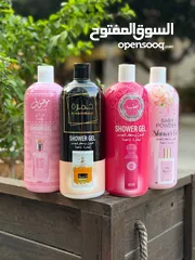  1 شور جل روائح عطر خمرا وموصوف و بيبي باودر و قصه  حجم 1مل
