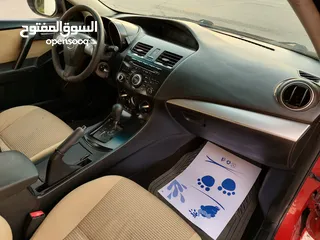  21 مازدا زوم 3 موديل 2014 خمري // مميزة جدآ