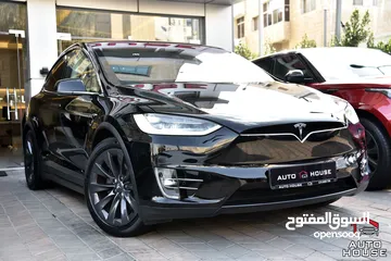  1 تسلا Model X كفالة الوكالة 2018 Tesla Model X D75