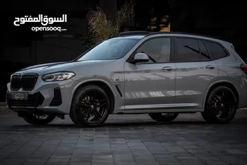  7 جيب BMW x3 M لون باطوني بنزين وكهرباء