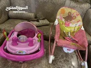  3 مشاية اطفال + كرسي هزار للبيع استخدام بسيط جدا مفيش فيهم اي عيوب