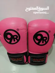  10 قفازات ملاكمه رياضيه للبيع boxing gloves ماركة 9ROUND اصلي sell