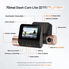  2 كاميرا مراقبة سيارة شاومي Full HD صوت وصورة مع Wifi تركيب مجاني