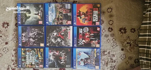  2 PS4 games each game is 40 AED