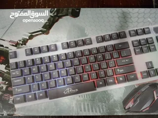  10 كيبورد زائد ماوس جيمنج استعمال خفيف جدا استيلام عند العنوان الآتي اليادودة شارع محسن هلال القيسي