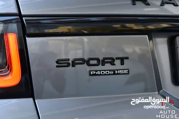  9 رنج روفر سبورت P400e HSE بلج ان هايبرد بلاك اديشن2021 Range Rover Sport P400e HSE PHEV Black Edition