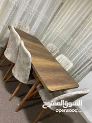  21 طاولة سفرة تركي مكفول يوجد توصيل طاولات سفرة