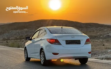  11 هونداي اكسنت 2014/13 اوتومات اربعة غيار كورية بسعر مميز اصل برايڤت