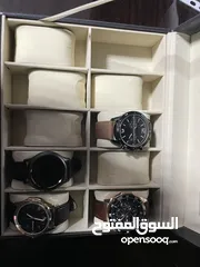  3 ساعات مع بوكس ساعات بسعر مغري جدا