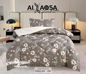  2 كمفورتر نفخ مفرد   3 قطع  شرشف وملف ووجه مخدة   مقاس الشرشف 160_220 مقاس الملف 90_200_30 نوم وراحة