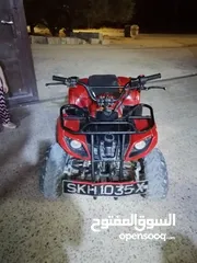  5 دراجة بنزين نوع (دبابة7) غيار اوتوماتيك  فيها ريفرس ماتور نظيف كوشك نص عمر الكفر في تكسير بسيط السعر