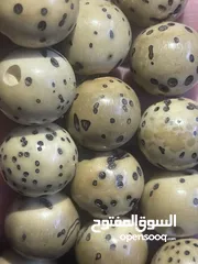  4 سبحة/ مسبحة/ مسباح عود مغربي حبة فحله