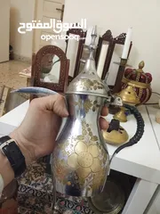  4 دلة نحاس مصب قهوة