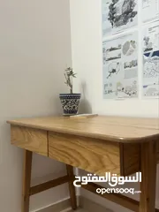  4 مكتب (100*60) خشب مع جارورين