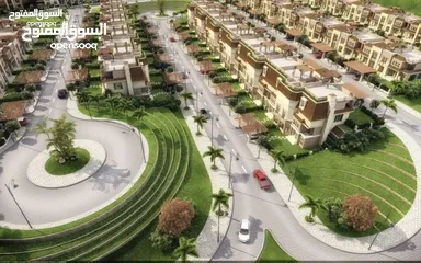  23 شقه 3 غرف كورنر بكومبوند سراي بجوار AUC و Apartment 3 bedroom in Sarai new cairo Golden square