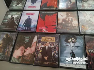  1 سيديات افلام للبيع التواصل واتس افلام dvd شغال  20 cd مع العاب بلايستيشن 3
