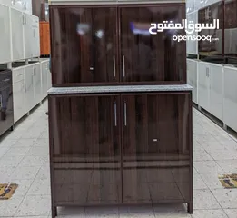  18 Aluminum kitchen cabinet new making and sale خزانة مطبخ ألمنيوم صناعة وبيع جديدة