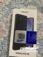  1 للبيع جهاز سامسونج جالاكسي A36 5G استخدام اسبوع بحالة الوكالة مع كرتونه ووصلتو وباك كفر