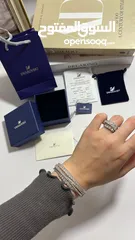  2 اكسسوار سلسال مع الحلق ماركات لويس فيتون وكارتير وديور وفالنتينو جميع الباراندات ماستر كوالتي