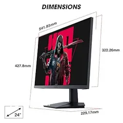  2 شاشة الجمينج Koorui 24 انش 165hz Flat بعرض سعر حرق لفترة محدودة