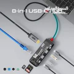  4 Promate Transhub-Mini USB-CTM Hub 8-in-1 Media Hub بسعر مغري