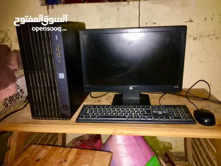  1 كمبيوتر مكتبي hp core i7