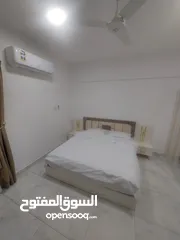  9 شقه غرفه وصاله وحمام ومطبخ مفروشه فرش جديد بالخوير flat 1bhk new furniture for rent in elkhwair