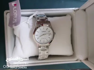  5 " ساعه لوروس  LORUS WATCH" لون سيلفر  .. جديدة أصلية ياباني غير مستعملة للبيع بحاله ممتازه ..