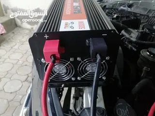  6 محول كهرباء من بطاريه السياره 12vالى كهرب 220v