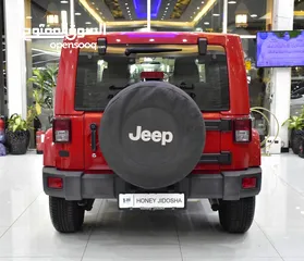 15 Jeep Wrangler Sahara ( 2014 Model ) in Red Color GCC Specs