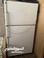  1 ثلاجة جينيرال اليكتريك GE لون ابيض مع نشافة مجانا