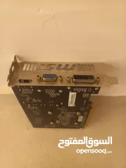  5 MSI GeForce GT 730 – 4 GB DDR3 – Low-Profile / PCIe 2.0 – حالة ممتازة