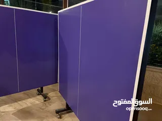  3 طاول تنس للبيع بحالة الوكالة