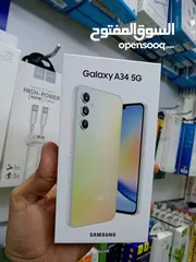  4 Galaxy A34 5g 128 GB 8 ram    جلاكسي A34 5g