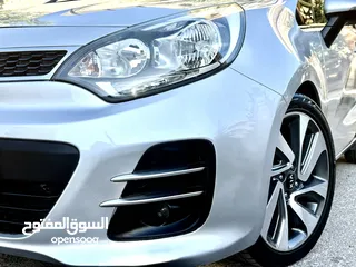 5 كيا ريو 2017 مالك اول فحص كامل بحالة الوكاله