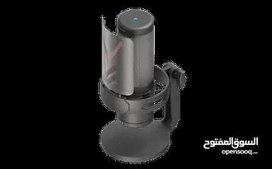  2 Redragon fenris GM301 Streaming Microphone مايكروفون ريدراجون احترافي مع اضاءة RGB