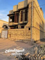  4 ببيت للبيع في حي بغداد ركن طابقين سعر 260 وبيه مجال