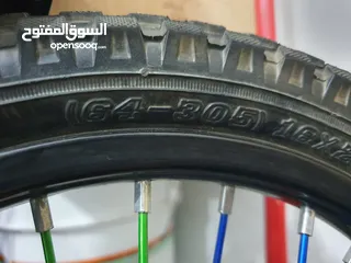  9 دراجه هوائية BMX جنط 16 لون أسود بحالة الوكالة