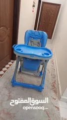  2 كرسي طعام متحرك