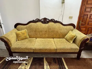  2 طقم اثاث 10 مقاعد للبيع مع طاولات