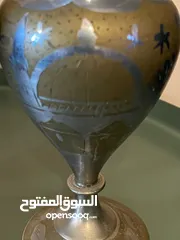  11 مزهريات وكاسات المدينة المنورة ايام الزمن الجميل. الاسعار والتفاصيل في الوصف.
