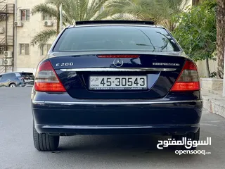  5 بانوراما مرسيدس E200 ايليقانس 2009 بحالة الوكالة