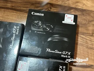  9 Camera canon G7x lll  newكفاله سنه