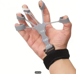  2 جهاز تدريب اليد بخمسة اصابع من السيليكون