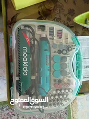  1 جهاز ترمل حفر وقص وجلخ معه 250 قطعه
