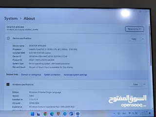  3 لابتوب مستعمل نظيف جداً فش فيه ولا مشكلة الجهاز موجود في الزرقاء