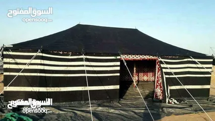  26 خيم شعر تراثيه  مساحة 8م×4م ويوجد مساحات أخرى حسب الطلب  خيم جديده لا يوجد مستعمله