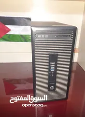  7 كومبيوتر شخصى Hp كيسه + شاشه + كيبورد الكمبيوتر بحاله جيده جدا