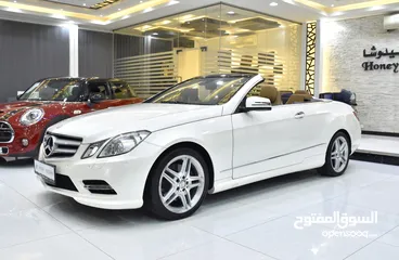  1 Mercedes Benz E350 Convertible ( 2013 Model ) in White Color Japanese Specs